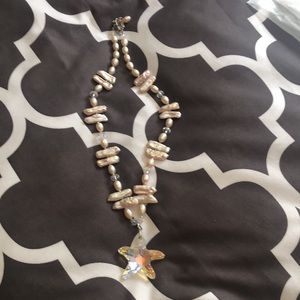 Mother of Pearl Starfish Necklace